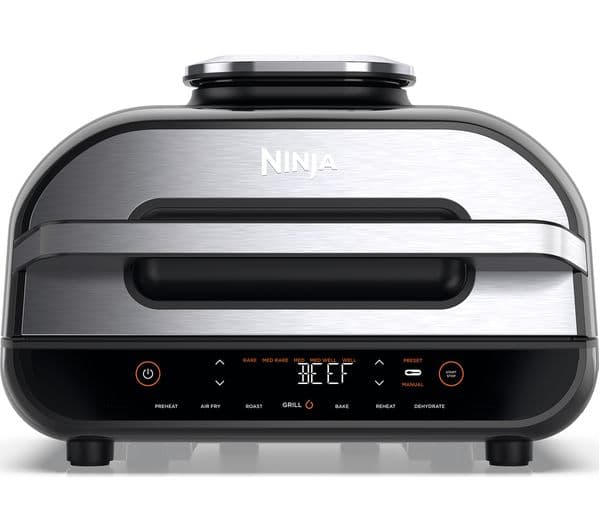 Ninja Foodi Max AG551UK 6-in-1 Health Grill & Air Fryer - Grey - Image 1