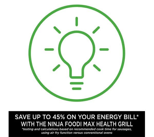 Ninja Foodi Max AG551UK 6-in-1 Health Grill & Air Fryer - Grey - Image 2