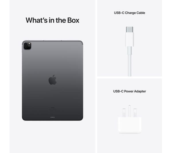 APPLE 12.9" iPad Pro Cellular (2021) - 128 GB, Space Grey - Image 9