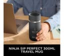 Ninja Sip Perfect Travel Mug - 300 ml, Steam Black thumbnail 2