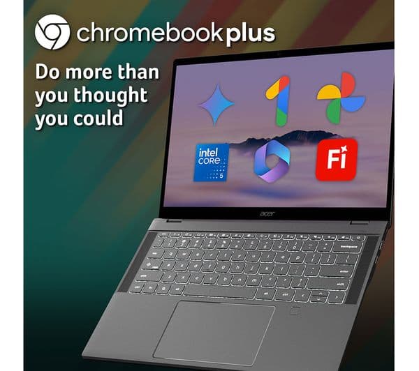 Acer 514 Chromebook Plus Intel Core 5 512GB Grey - Image 2