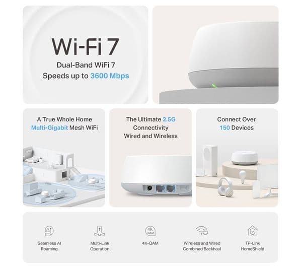 TP-LINK Deco BE25 Whole Home WiFi System - Triple Pack - Image 9
