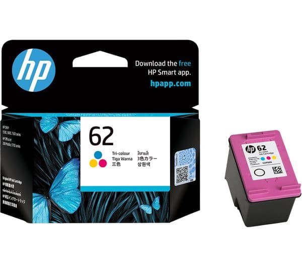HP 62 Original Tri-colour Ink Cartridge - Image 10