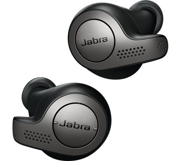 JABRA Elite 65t Wireless Bluetooth Earbuds - Titanium Black - Image 1