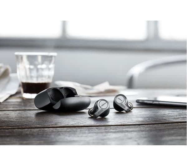 JABRA Elite 65t Wireless Bluetooth Earbuds - Titanium Black - Image 3