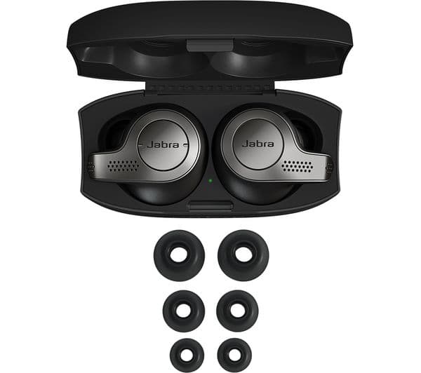 JABRA Elite 65t Wireless Bluetooth Earbuds - Titanium Black - Image 4