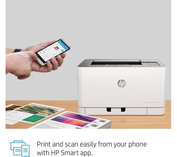 HP Colour Laser 150nw AirPrint Wireless Laser Printer - Image 8