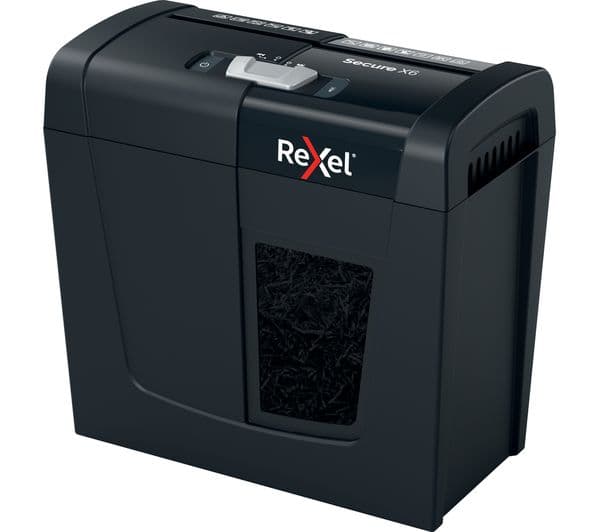 REXEL Secure X6 2020122 Cross Cut Paper Shredder