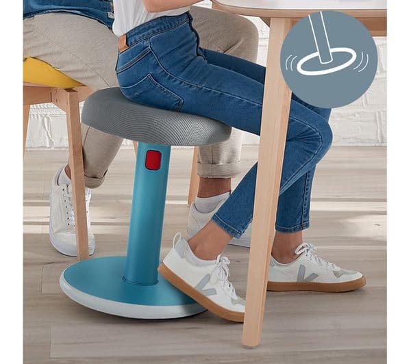LEITZ Ergo Cosy Sit-Stand Stool - Blue - Image 7