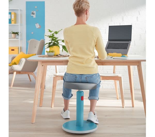 LEITZ Ergo Cosy Sit-Stand Stool - Blue - Image 9