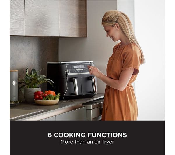 Ninja Foodi MAX Dual Zone AF451UK Air Fryer - Black - Image 5