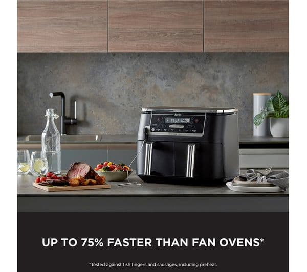 Ninja Foodi MAX Dual Zone AF451UK Air Fryer - Black - Image 9