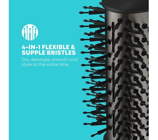 REVAMP Volume & Style Hot Brush Styler - Black - Image 5
