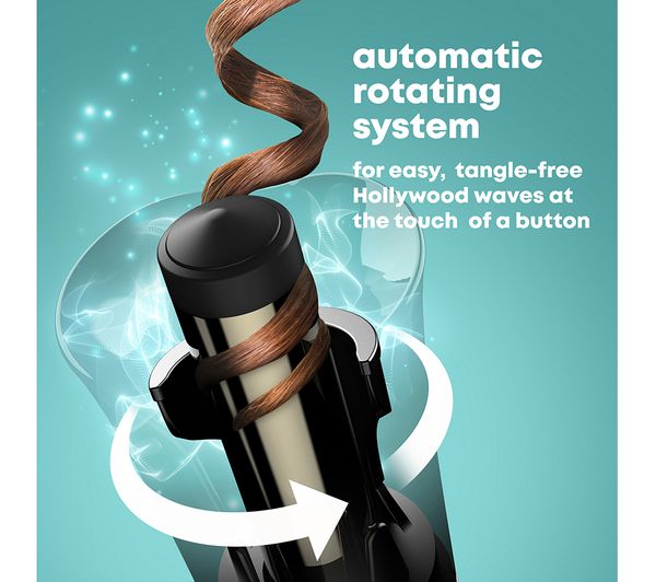 REVAMP Hollywood Curl Auto-Rotate Ceramic Curler - Black thumbnail 8