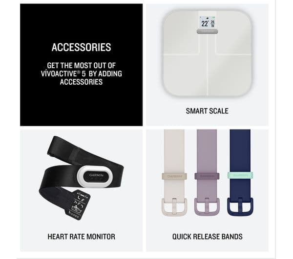 Garmin vivoactive 5 Smartwatch Metallic Navy - Image 3