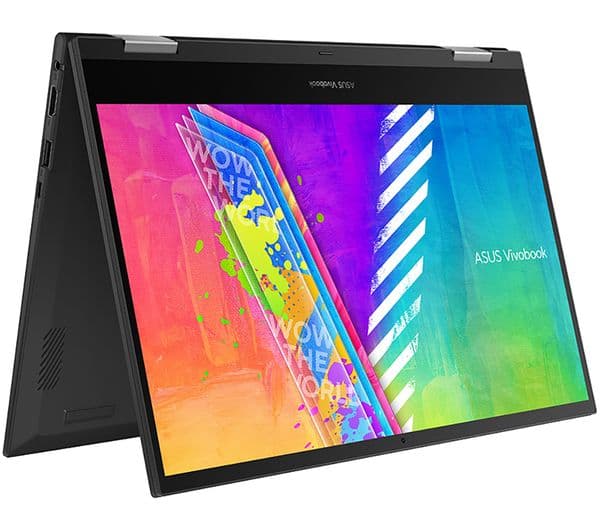 Asus Vivobook Go 14 Flip 14" 2 in 1 Laptop - Intel® Celeron®, 128 GB eMMC, Blue - Image 1