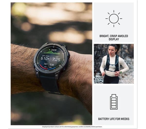 Garmin Fēnix E Smartwatch 47mm Slate Grey - Image 3
