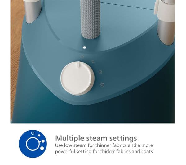 PHILIPS 1000 Series STE1040/20 Standing Clothes Steamer - Blue - Image 4