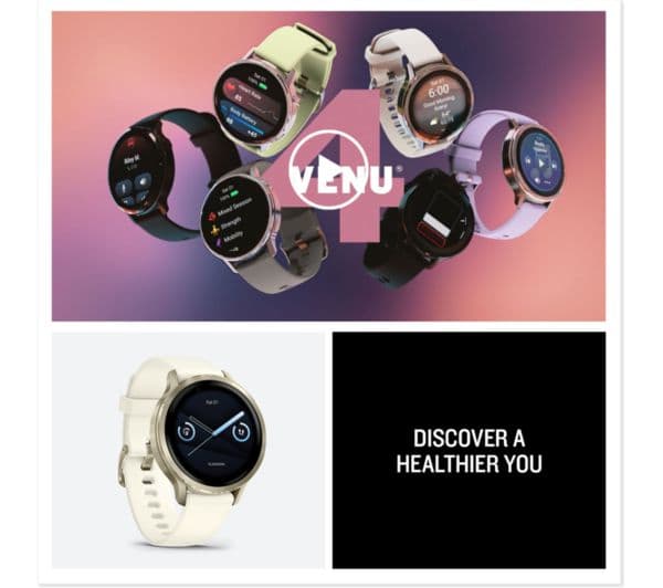 Garmin Venu 4 Smartwatch 41mm Silver - Image 8