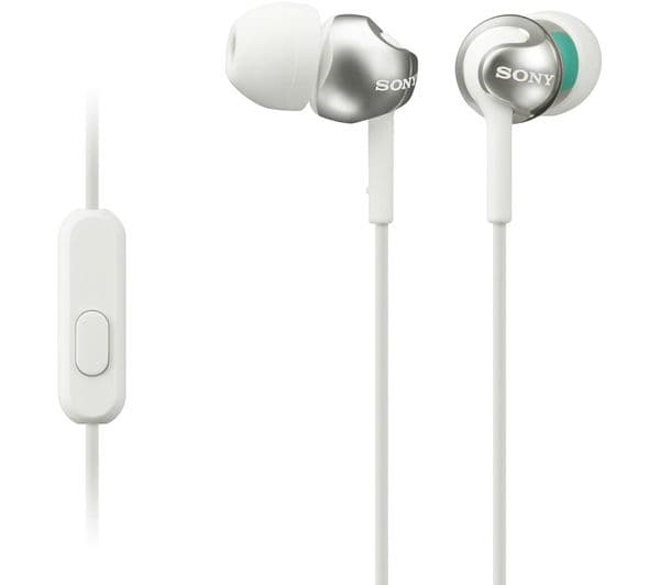 Sony MDR-EX110APW Headphones White - Image 1