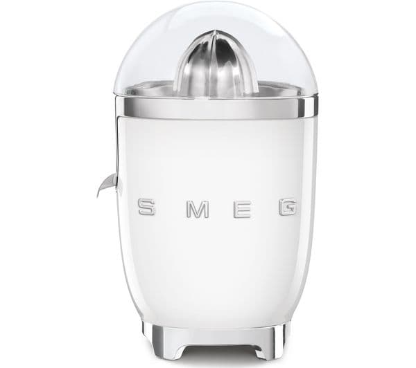SMEG 50's Retro Style CJF01WHUK Citrus Juicer - White - Image 1