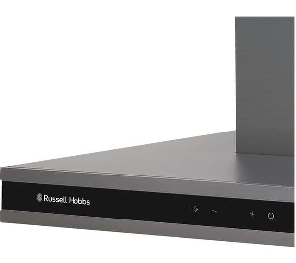 RUSSELL HOBBS RHGCH603DS Midnight Collection Chimney Cooker Hood - Dark Steel - Image 4