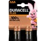 DURACELL Plus AAA Alkaline Batteries - Pack of 4