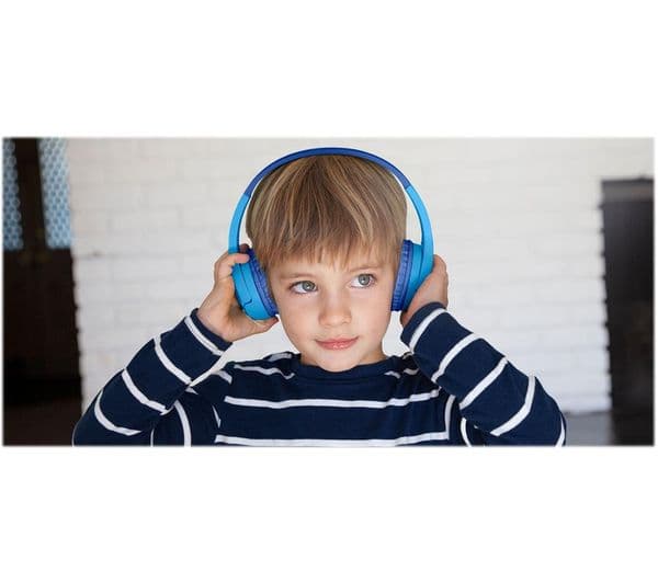 Belkin SoundForm Mini Headphones Blue - Image 4