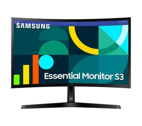 Samsung 24" LS24D366 Curved Full HD Black - Image 1