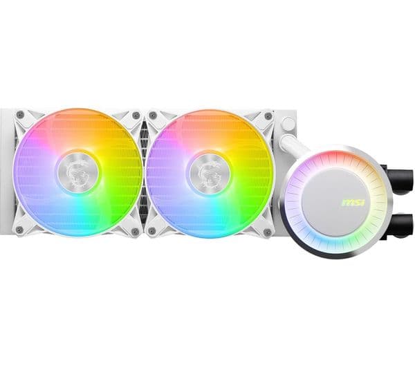 MSI MAG CORELIQUID E240 CPU Cooler White - Image 1