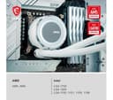 MSI MAG CORELIQUID E240 CPU Cooler White thumbnail 4