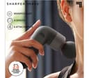 SHARPER IMAGE Power Percussion Move Edge Portable Lite Massage Gun - Black thumbnail 6