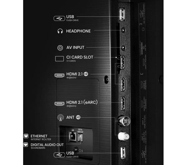 HISENSE E6Q 65" LED 4K HDR Smart TV with Freely - 65E6QTUK - Image 3