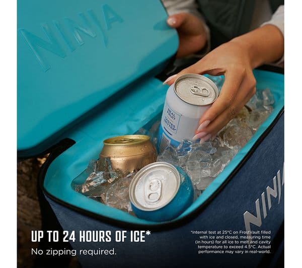 Ninja FF136EUUKNV FrostVault Go 23L Backpack Soft Cooler - Lakeshore Blue - Image 5