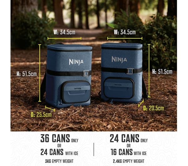 Ninja FF136EUUKNV FrostVault Go 23L Backpack Soft Cooler - Lakeshore Blue - Image 7