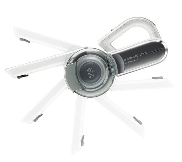 BLACK + DECKER Compact Pivot PV1820L-GB Handheld Vacuum Cleaner - Dark Titanium - Image 4