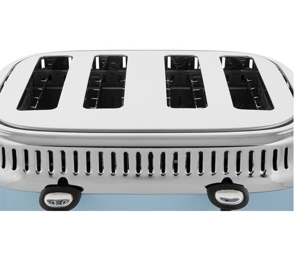 RUSSELL HOBBS Retro 21693 4-Slice Toaster - Blue - Image 7