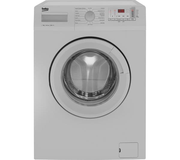 BEKO WTG741M1S 7 kg 1400 Spin Washing Machine - Silver - Image 5