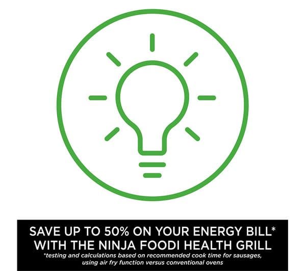 Ninja Foodi AG301UK 5-in-1 Health Grill & Air Fryer - Black & Brushed Steel - Image 8