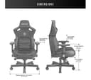 ANDASEAT Kaiser 3 Series Premium Gaming Chair - XL, Elegant Black thumbnail 8