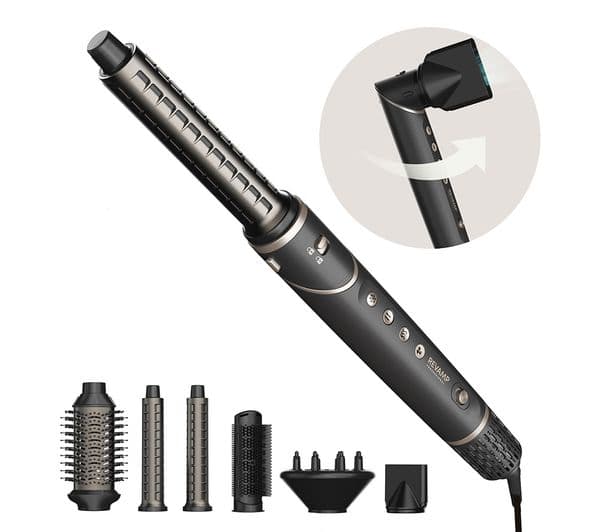 REVAMP Curl Air Style 7-in-1 Ionic Air Styler - Black - Image 2