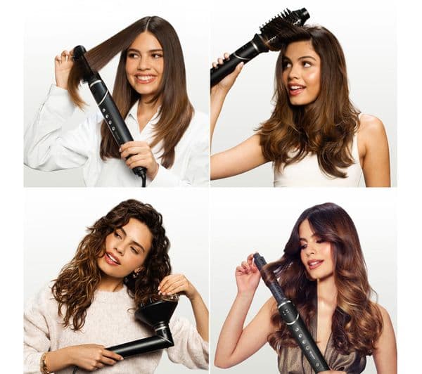 REVAMP Curl Air Style 7-in-1 Ionic Air Styler - Black - Image 5
