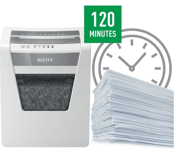 LEITZ IQ Office P4 Cross Cut Paper Shredder - Image 5