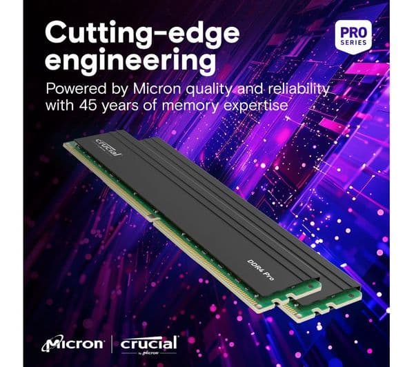 CRUCIAL Pro 64 GB 3200 MHz DDR4 Memory Kit - 32 GB x 2 - Image 6