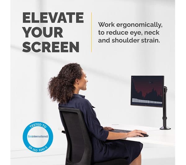 Fellowes Reflex Single Arm Monitor Mount 32" - Image 2