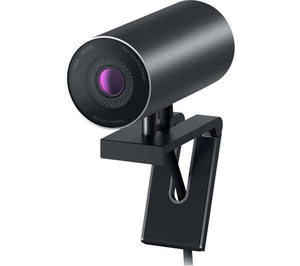 DELL UltraSharp WB7022 4K Ultra HD Webcam - Black - Image 1