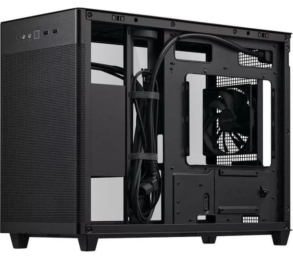ASUS Prime AP201 TG Mini ITX Mini-Tower PC Case - Black, Tempered Glass - Image 4