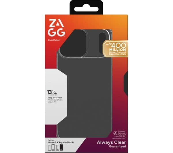 ZAGG Crystal Palace iPhone 17 Pro Max Case Clear - Image 3