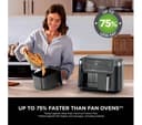 Ninja 6-in-1 DualZone DZ801UK 7.6L Air Fryer - Grey thumbnail 6