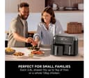 Ninja 6-in-1 DualZone DZ801UK 7.6L Air Fryer - Grey thumbnail 7